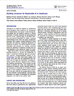 Paper on Building Consensus for Responsible AI in Healthcare