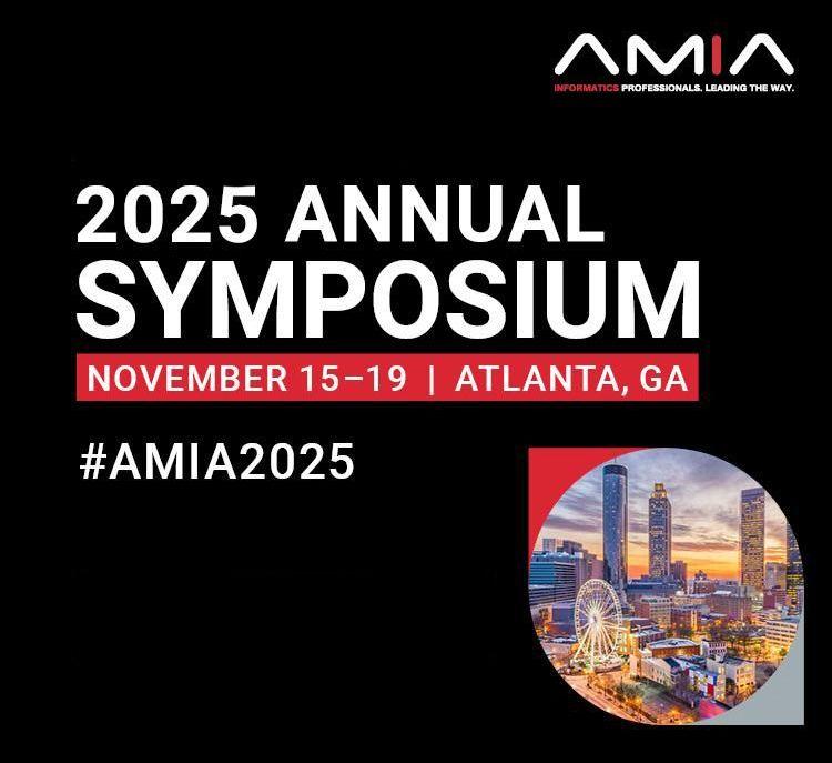AMIA Annual Symposium 2025 flyer