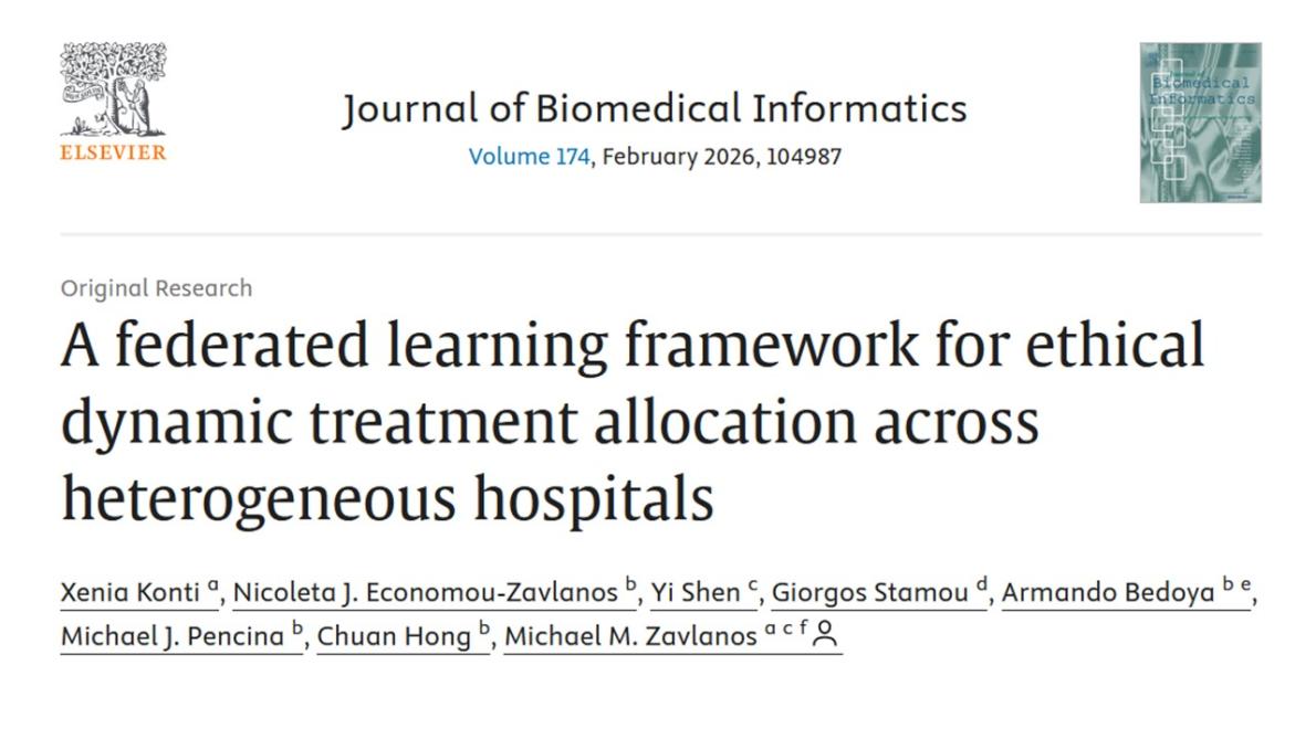 Paper: A federated learning framework for ethical dynamic treatment allocation across heterogeneous hospitals