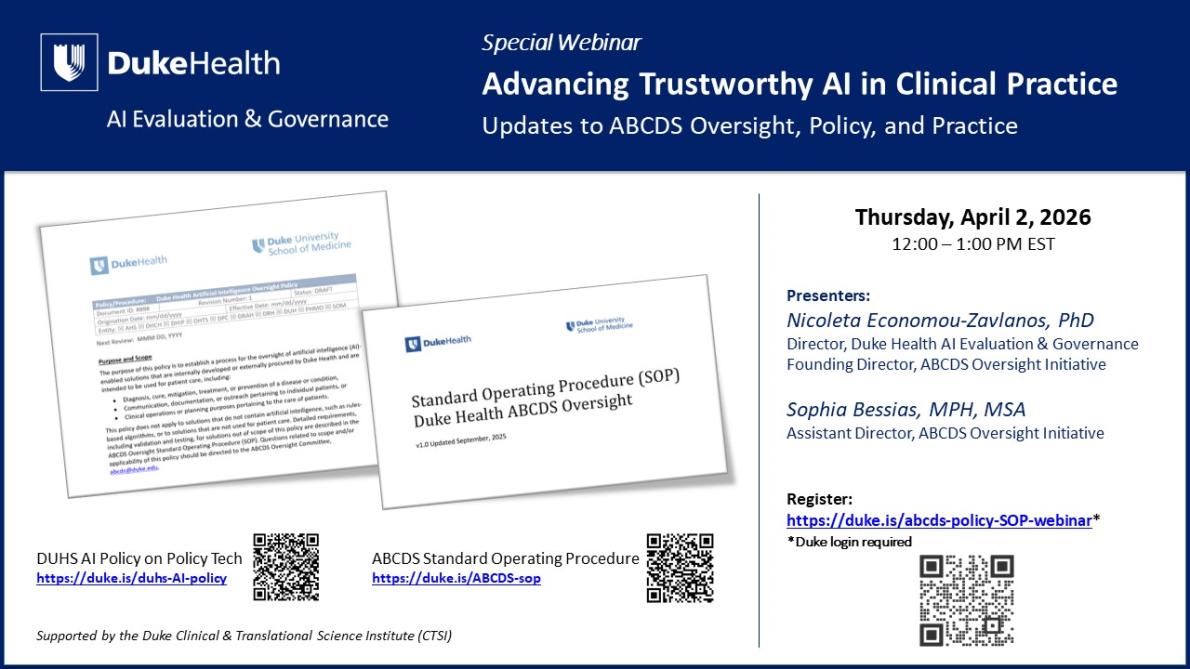 ABCDS Oversight Policy/SOP Webinar Flyer